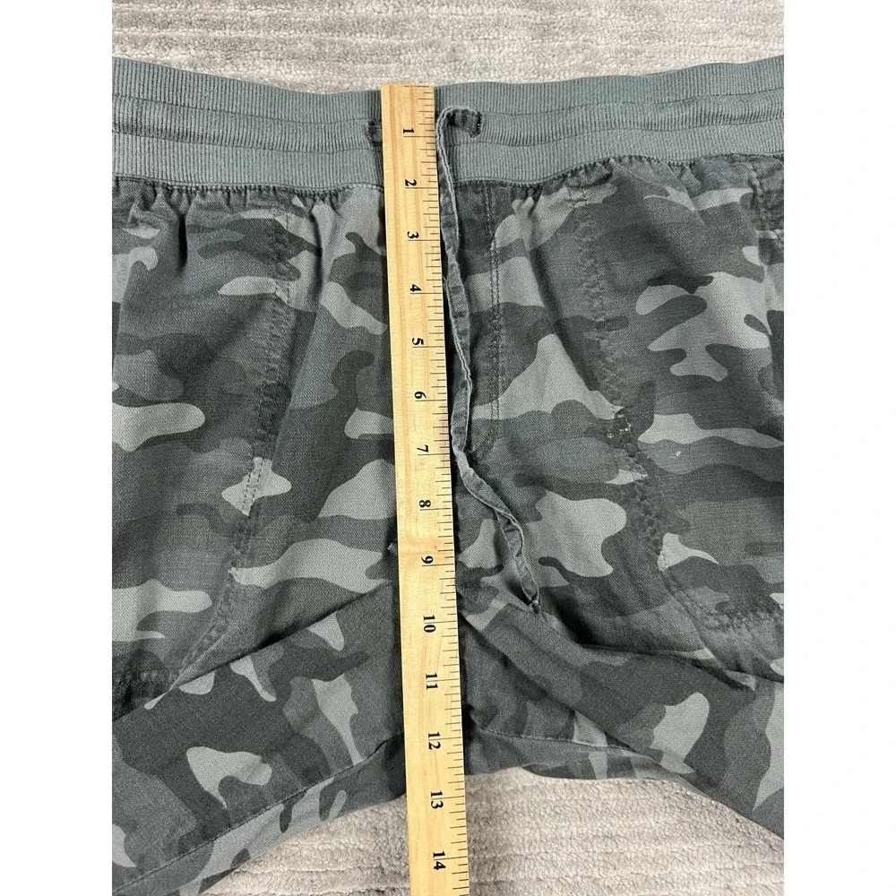 Gap Camouflage Joggers Womens Large‎ Pull On Elastic Waist Cargo - Picture 8 of 16